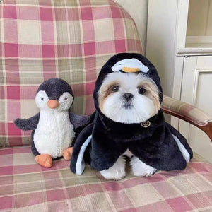 Roupinha Pet Pinguim Fofo