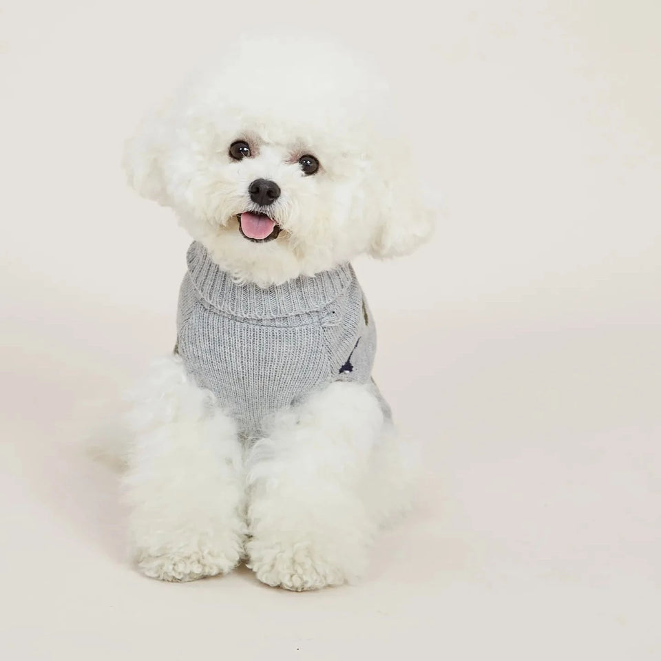 Tricot Lã Mescla Paws