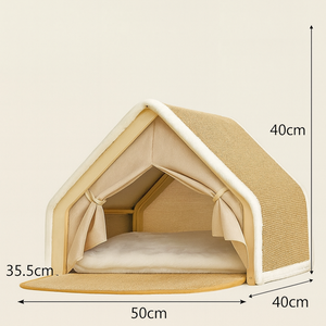 Casinha Pet Com Arranhador Sisal Pet Nature