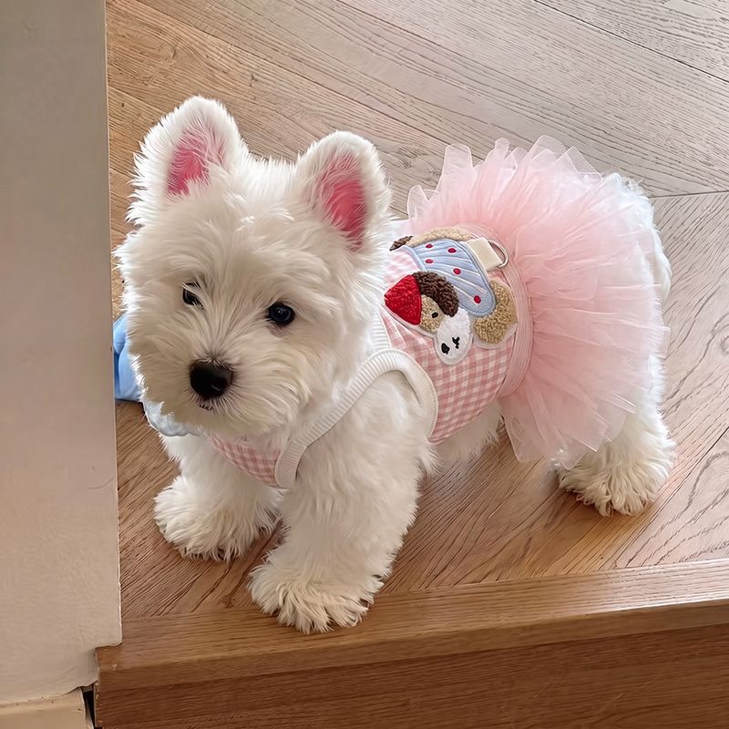 Vestido Pet Tule Smiles