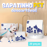 Sapato Pet Descartável À Prova d'água - 20 peças