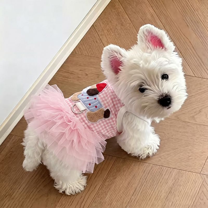 Vestido Pet Tule Smiles