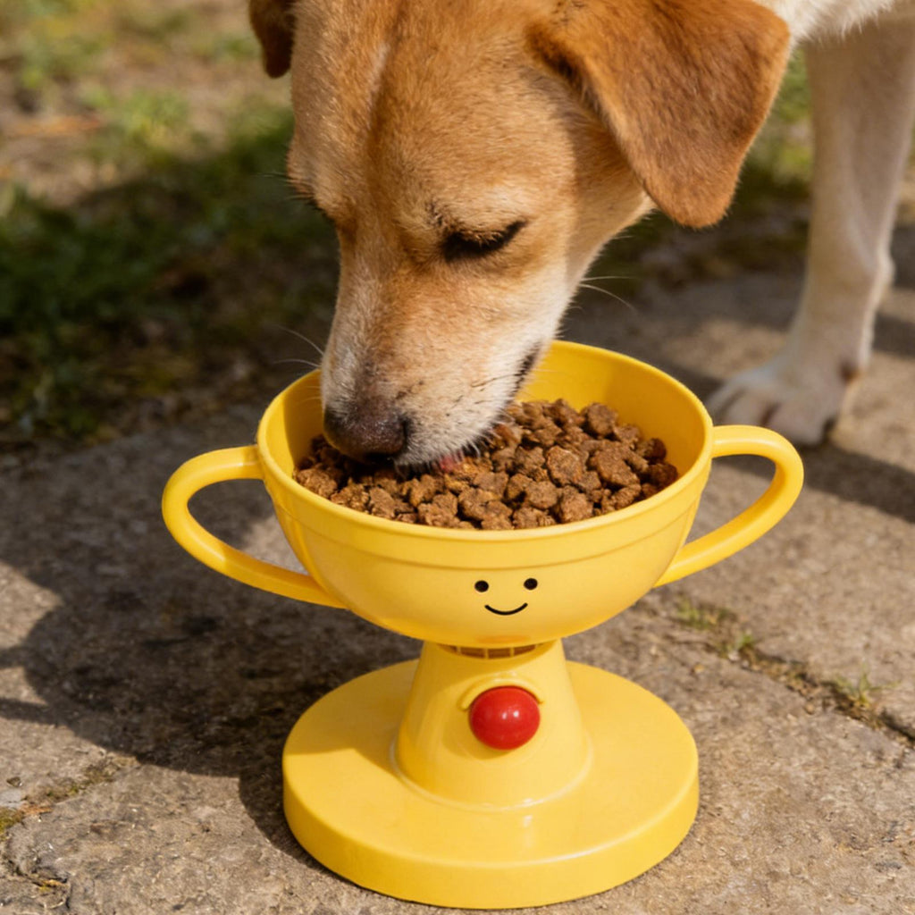 Tigela Pet Elevada Ajustável Troféu Feliz