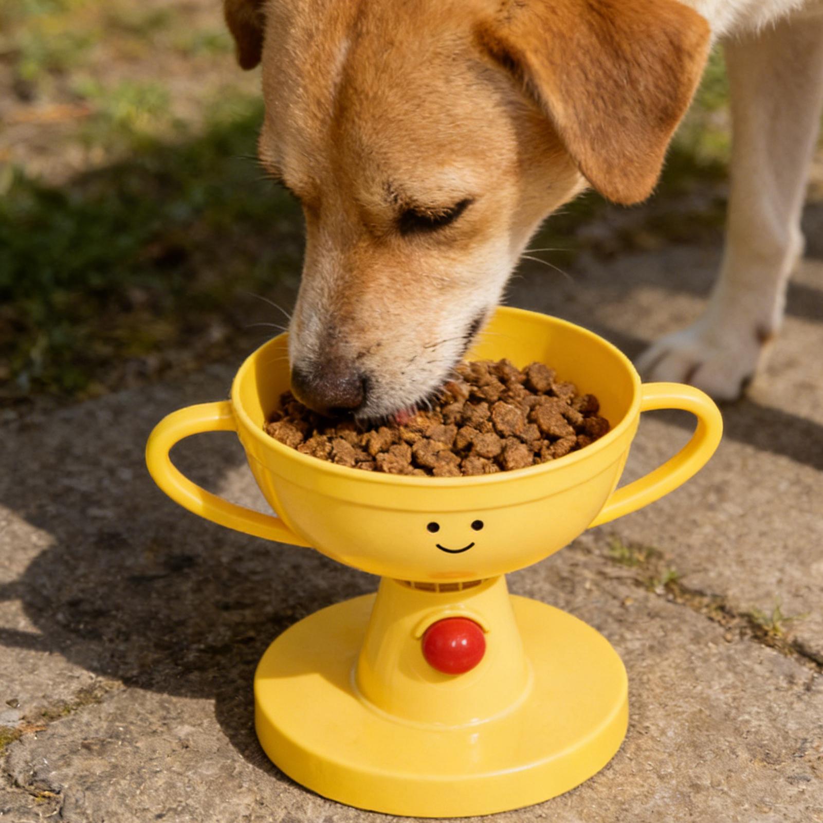 Tigela Pet Elevada Ajustável Troféu Feliz