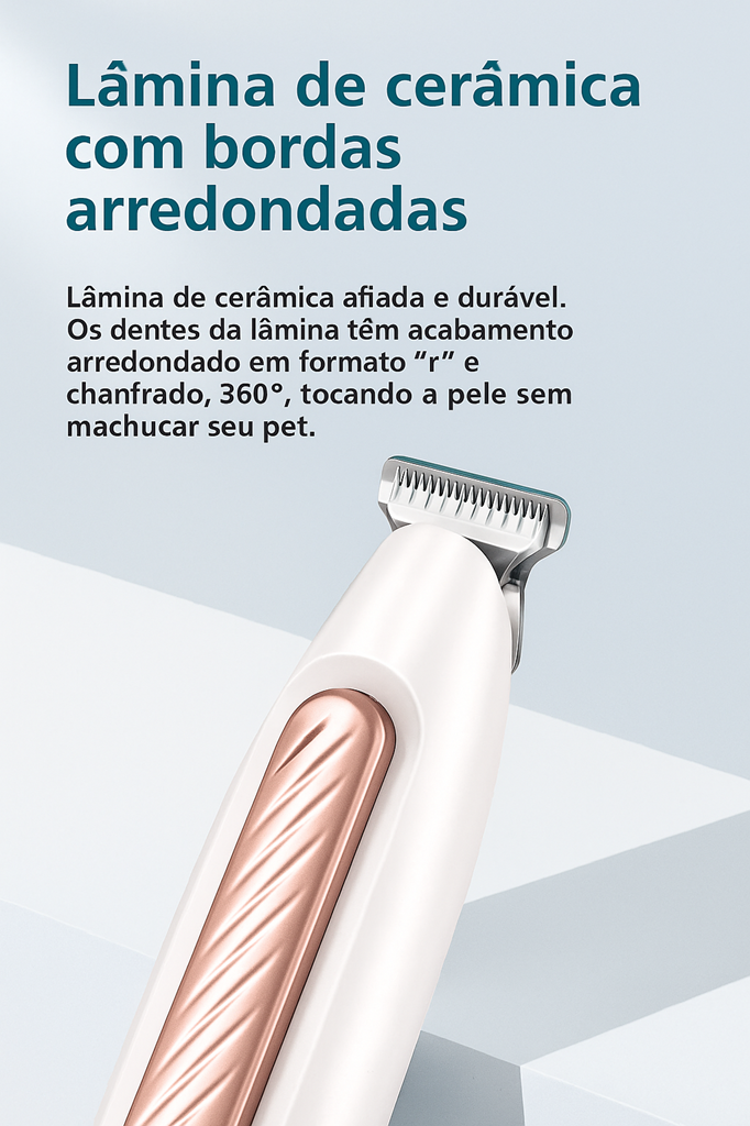 Aparador de Pelos com LED Pet Fox