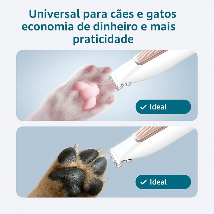 Aparador de Pelos com LED Pet Fox