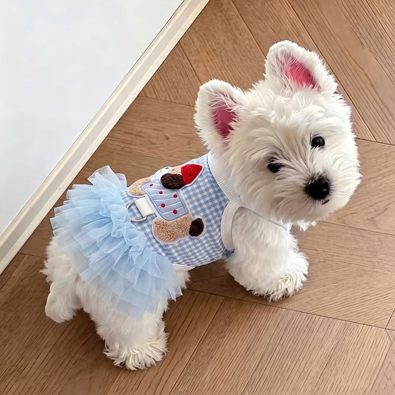 Vestido Pet Tule Smiles