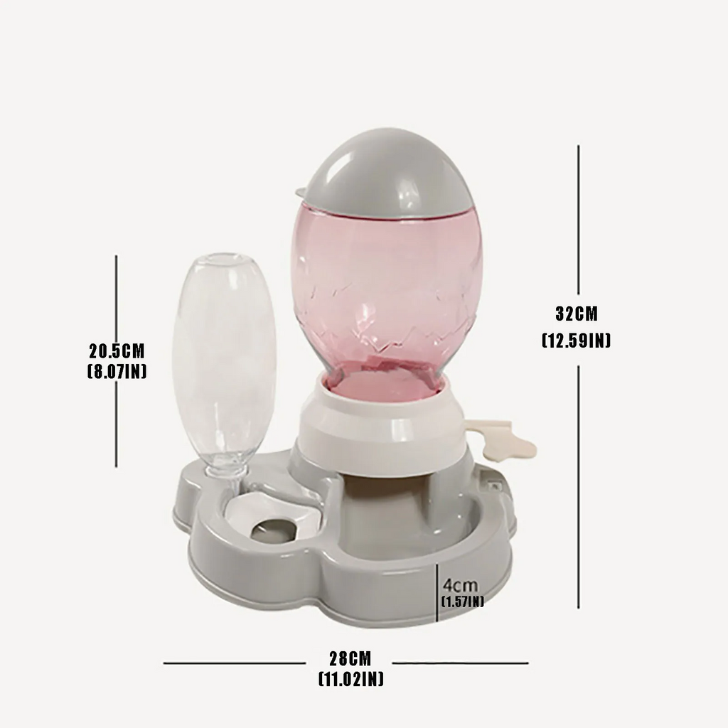 Comedouro & Bebedouro Automático com Alavanca Mameg