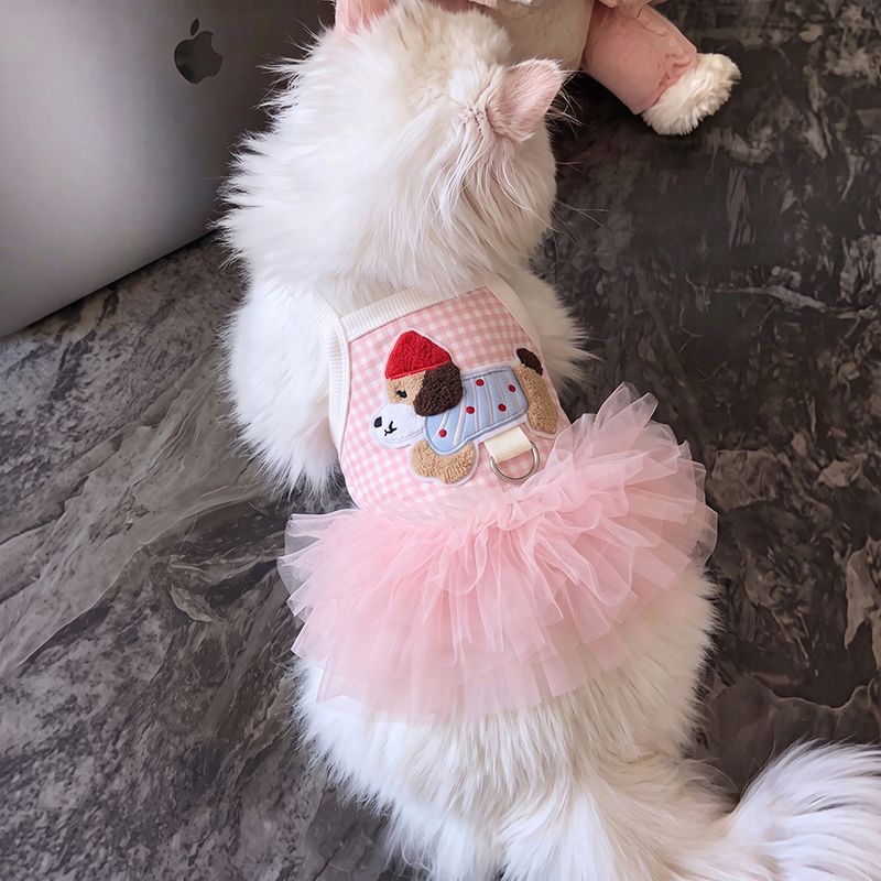 Vestido Pet Tule Smiles