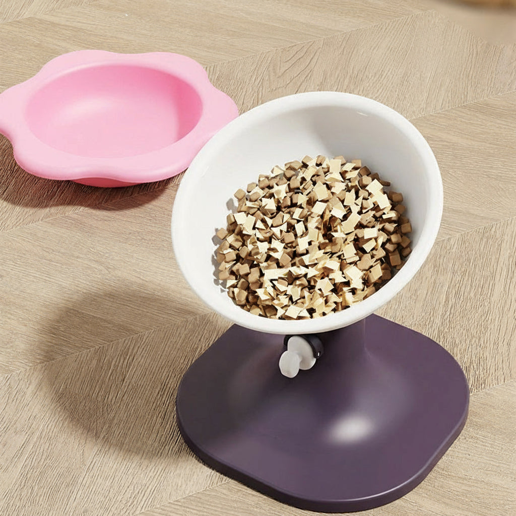 Comedouro Elevado Ajustável Pet Tower Bowl