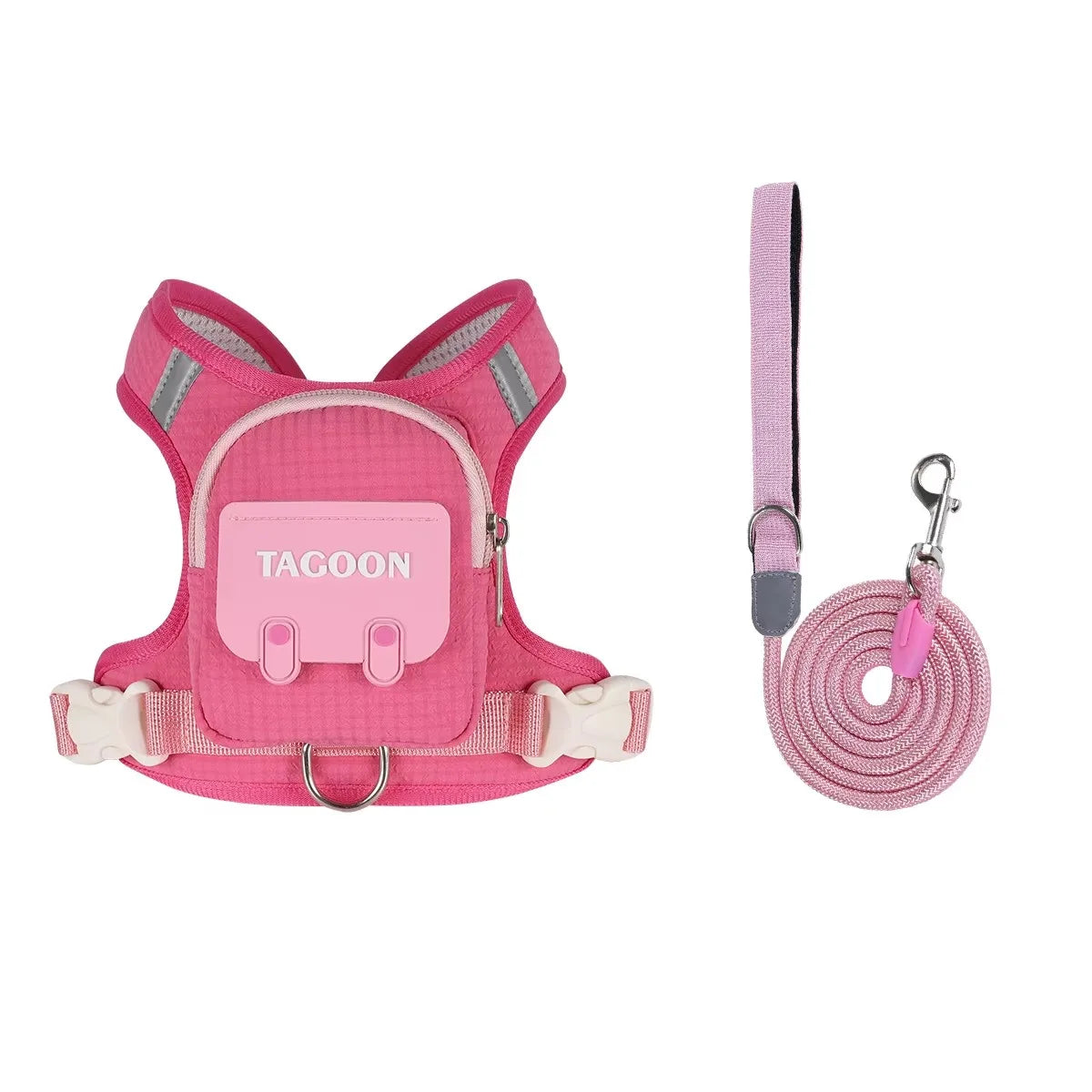 Coleira Guia & Mochila Pocky