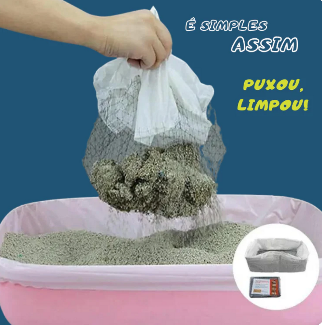 Rede Coletora Reutilizável para Caixa de Areia Toptic