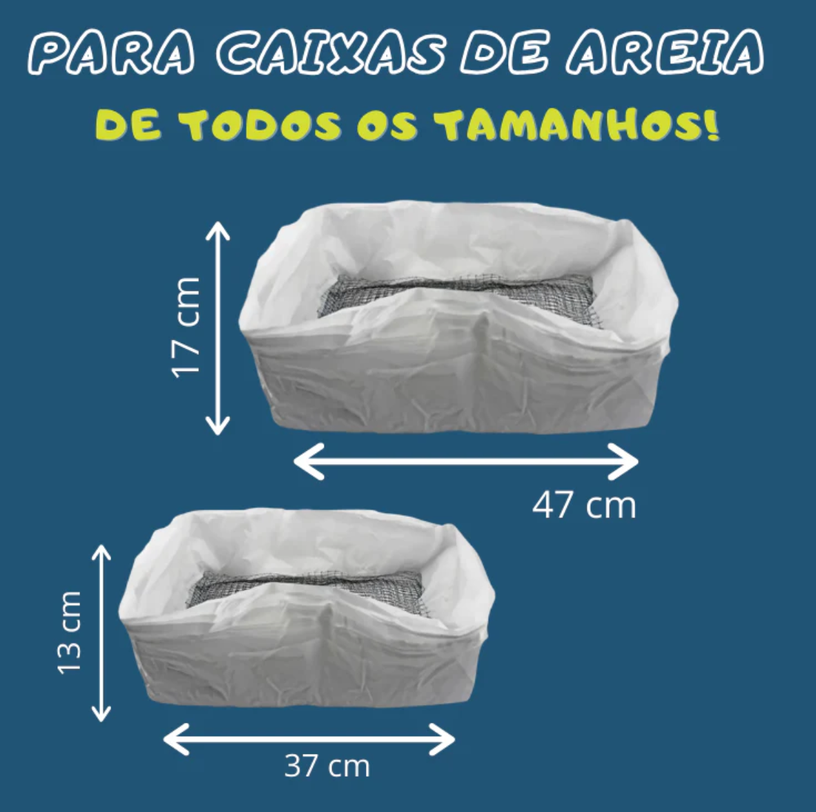 Rede Coletora Reutilizável para Caixa de Areia Toptic