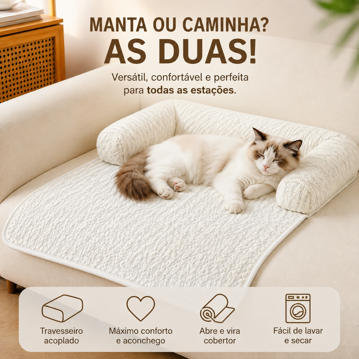 Cama Pet 2 em 1 Dreami