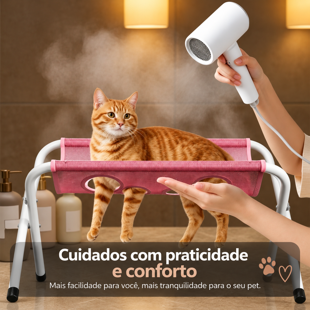 Suporte Estação de Secagem Multiuso Pet Drymi