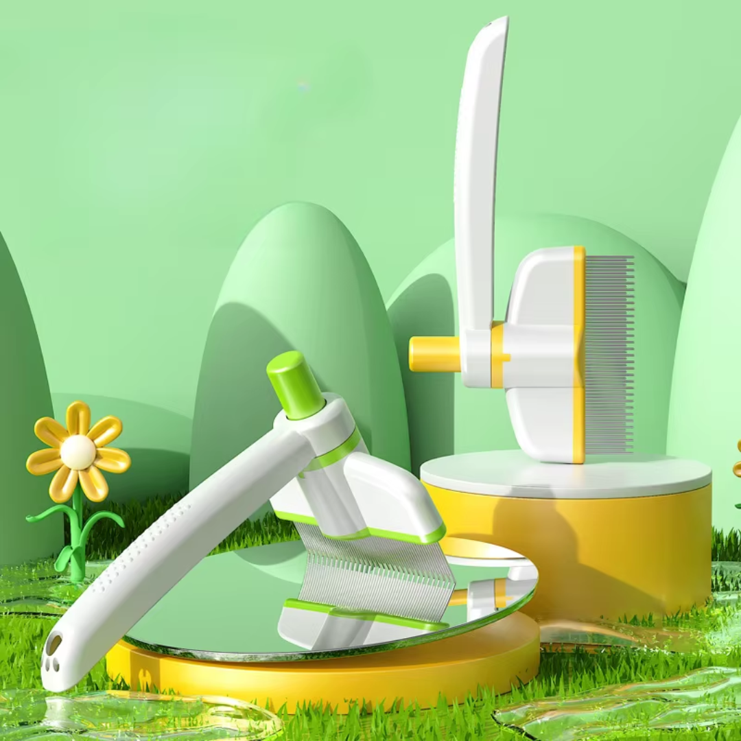 Pente Remove Pelos Autolimpante Pet Rout