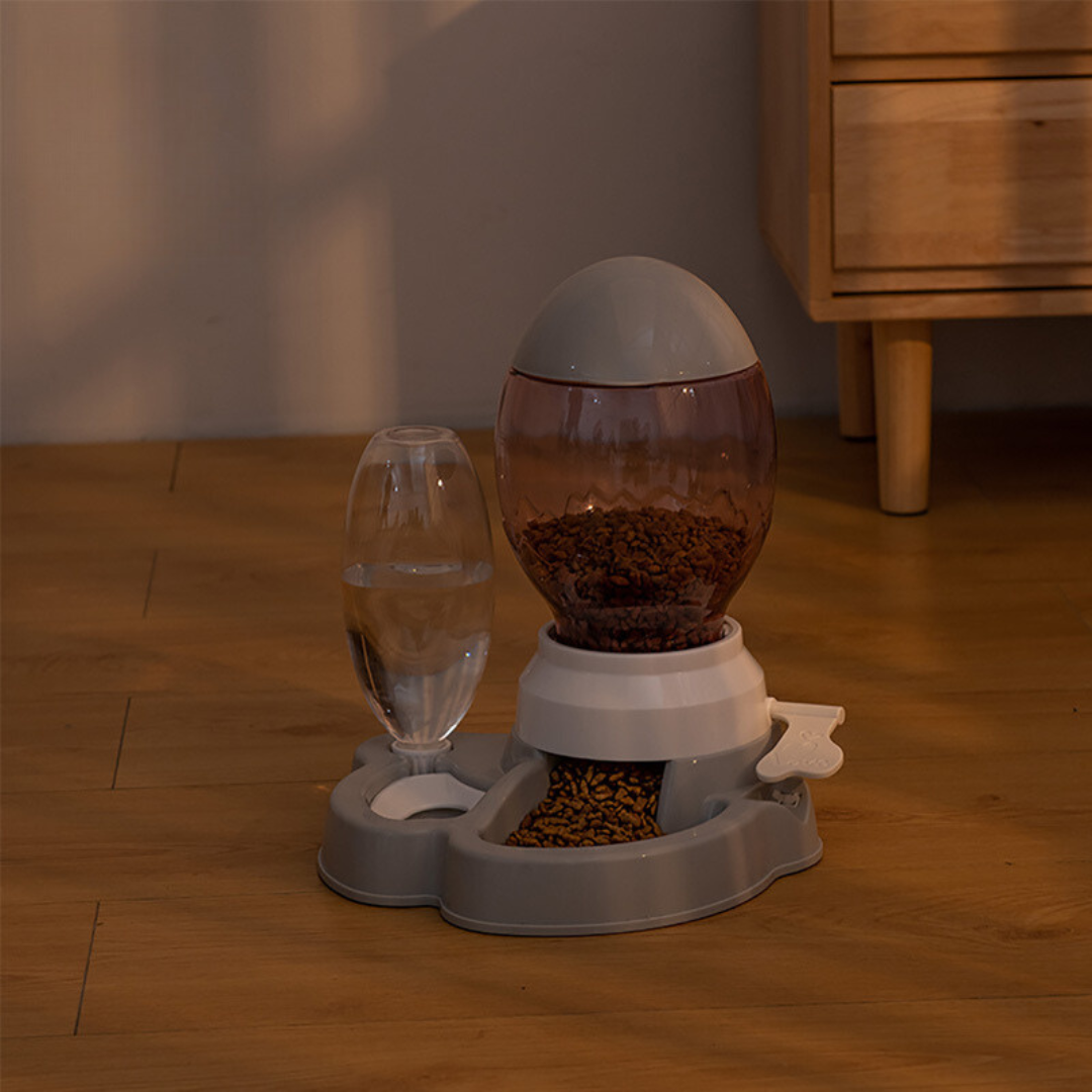 Comedouro & Bebedouro Automático com Alavanca Mameg