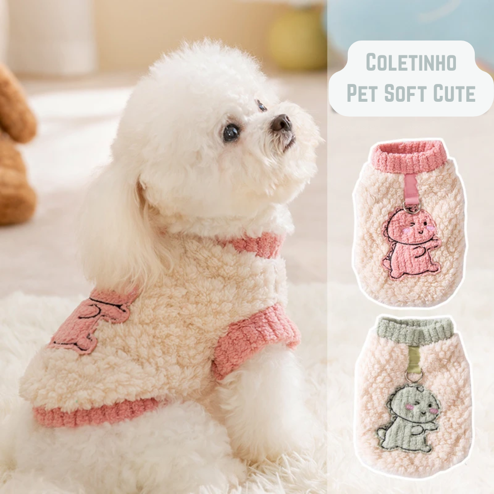 Coletinho Pet Soft Cute