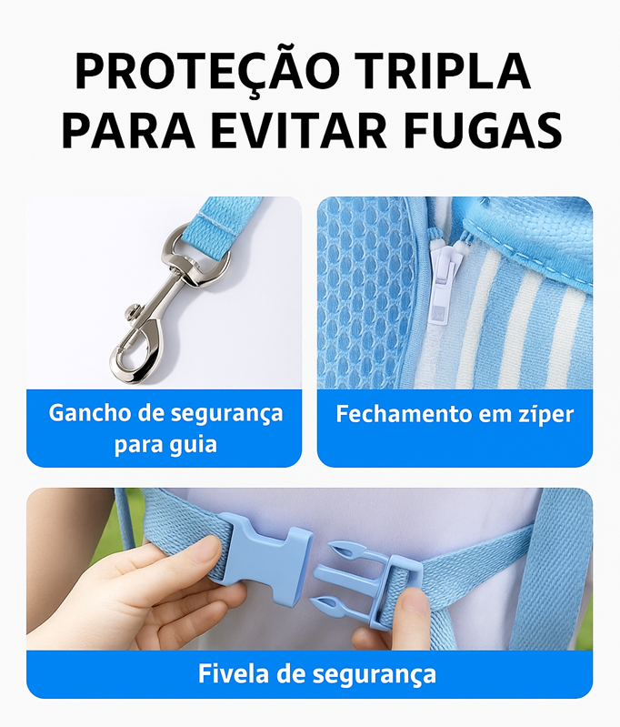 Mochila Canguru Pet Adore