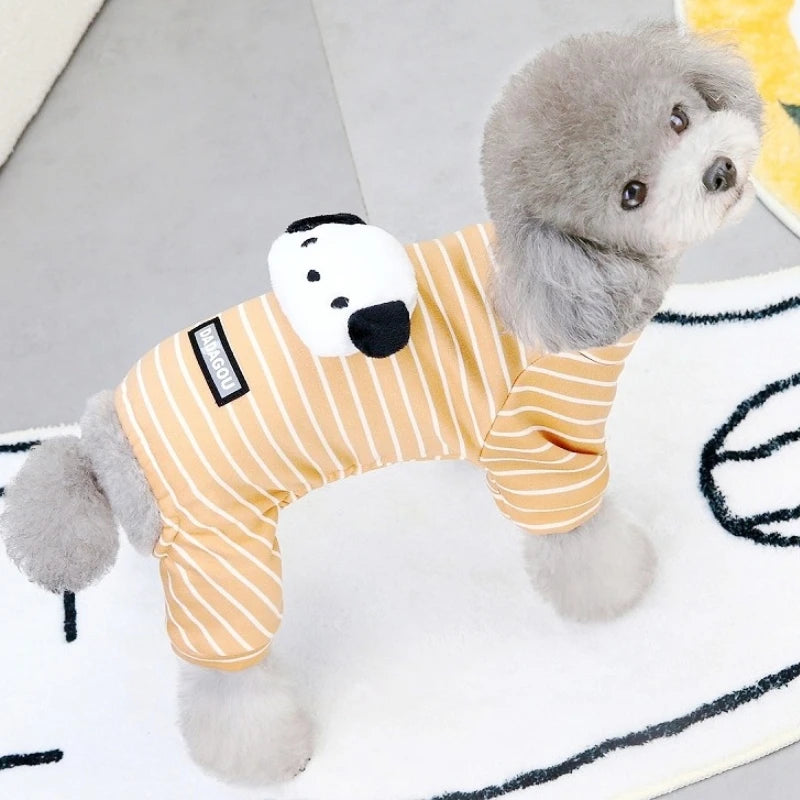 Macacão Pet Listradinho