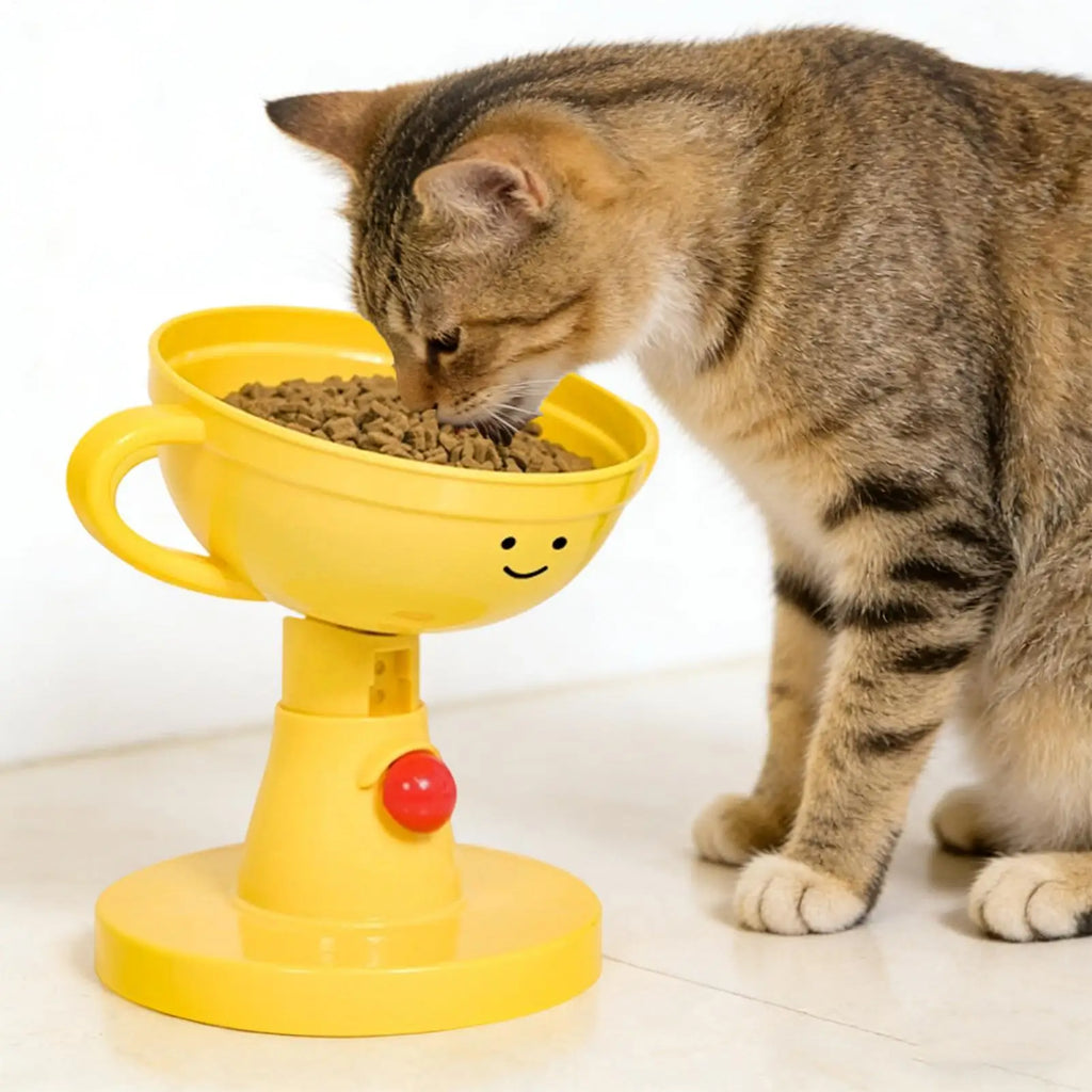 Tigela Pet Elevada Ajustável Troféu Feliz