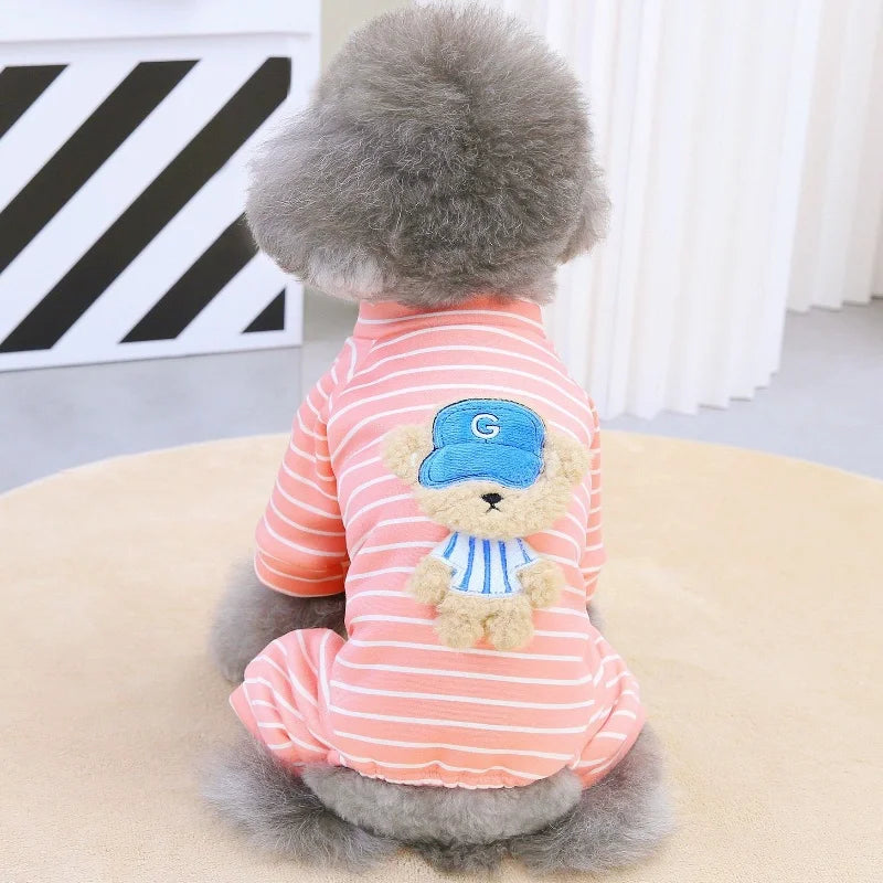 Macacão Pet Listradinho