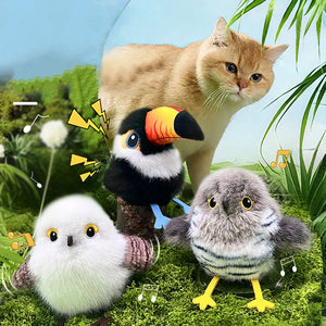 Brinquedo Simulador Passarinho Pet Olin