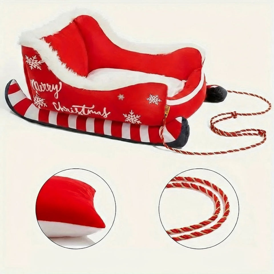 Cama Pet Trenó Mágico Natal