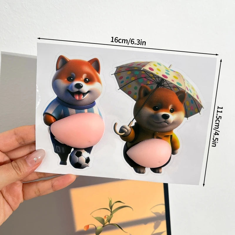 Adesivo 3D Pet Amortecedor Porta 2 unds