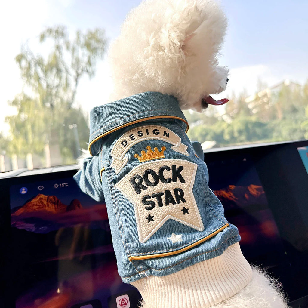 Jaqueta Jeans Pet Rock Star