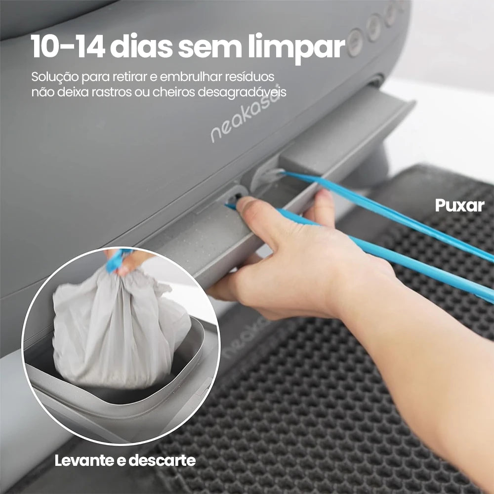 Caixa de Areia para Gatos Elétrica Inteligente, Anti-odor e Autolimpante SmartCat Box