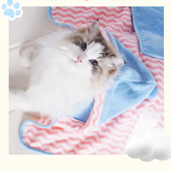 Toalha de Banho Pet Ultra-Absorvente SoftPure