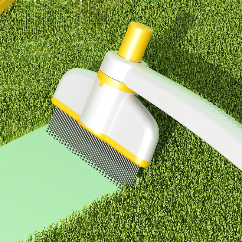 Pente Remove Pelos Autolimpante Pet Rout