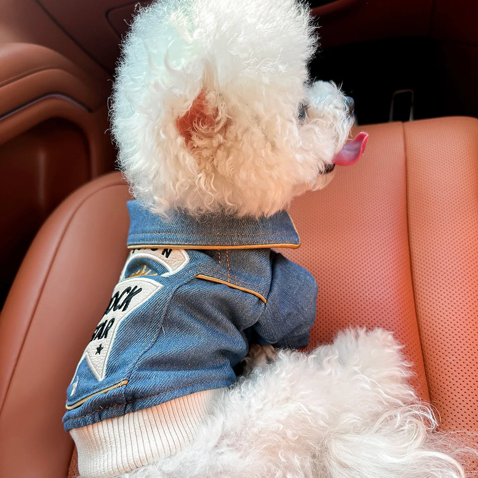 Jaqueta Jeans Pet Rock Star