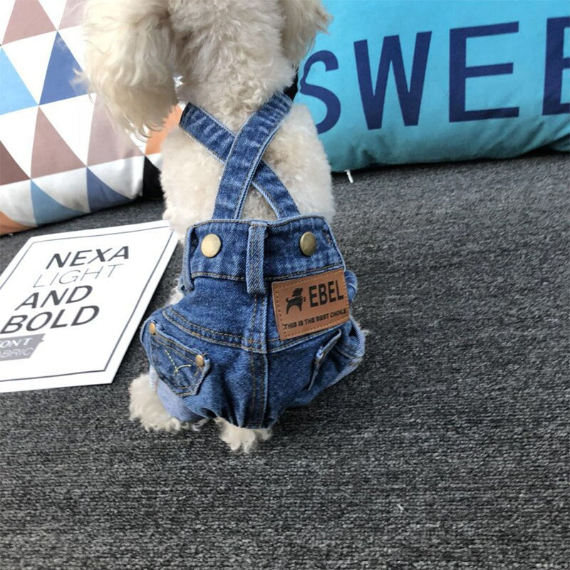 Macacão Jeans Pet Skelt