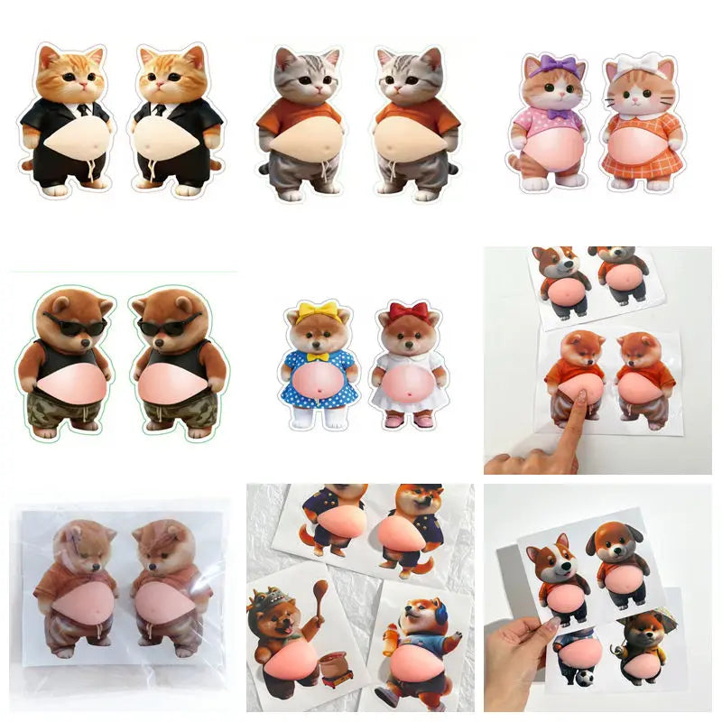 Adesivo 3D Pet Amortecedor Porta 2 unds