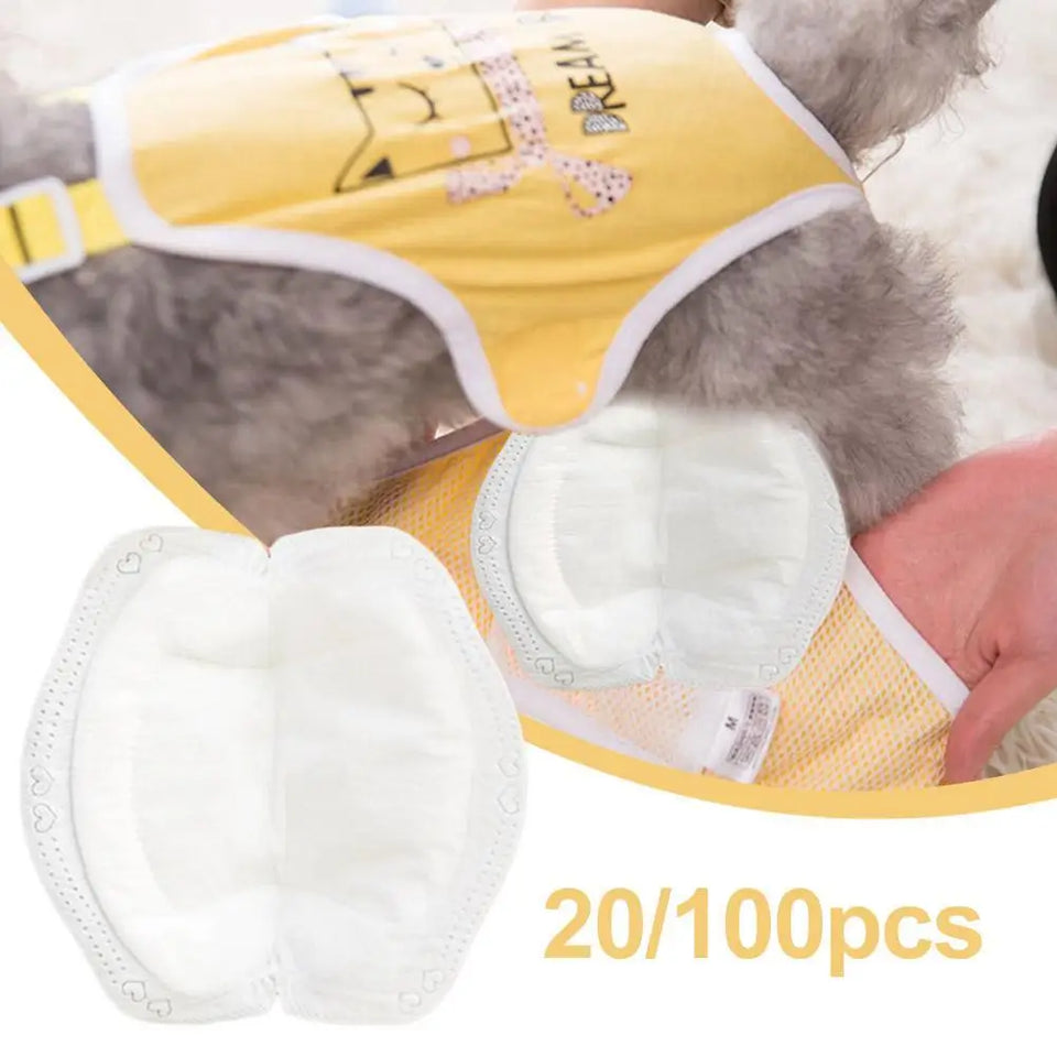 Absorvente para Fraldinhas Pet Femme - 20 ou 100 peças