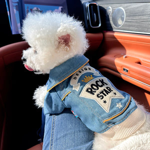 Jaqueta Jeans Pet Rock Star