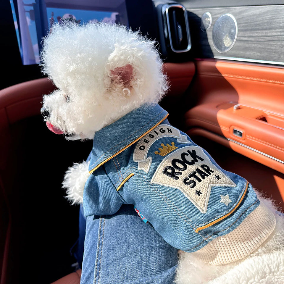 Jaqueta Jeans Pet Rock Star