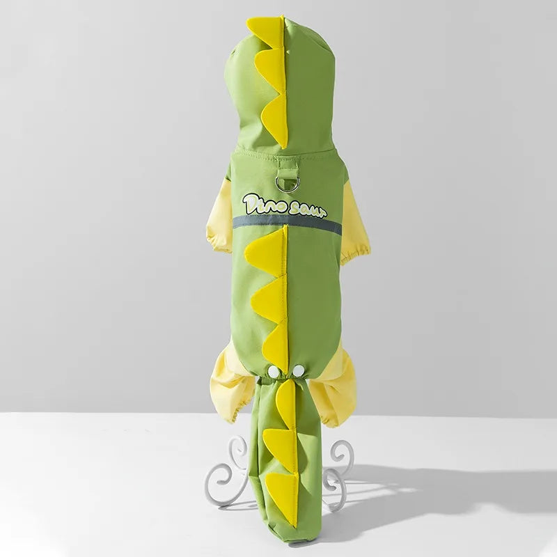 Macacão Capa De Chuva Pet Hoodie