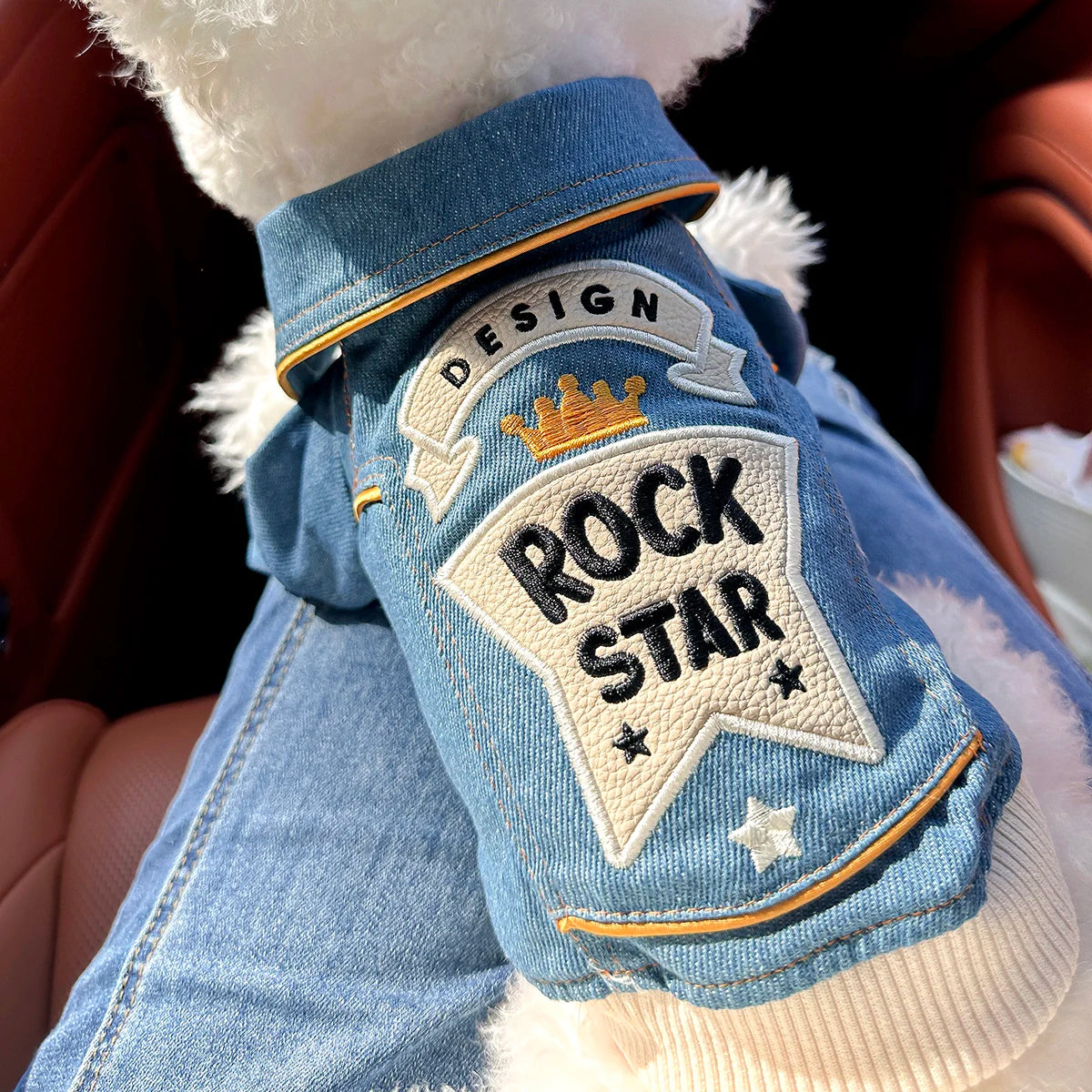 Jaqueta Jeans Pet Rock Star