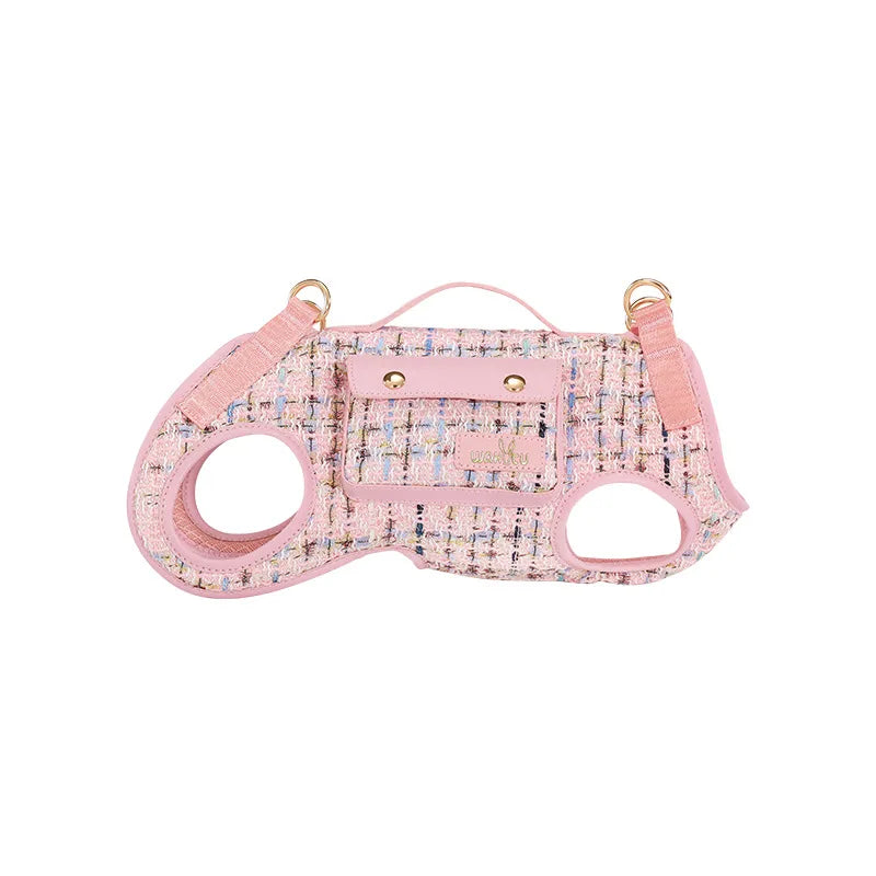 Mochila/Coleira Lateral com Elevação Étoile Pet