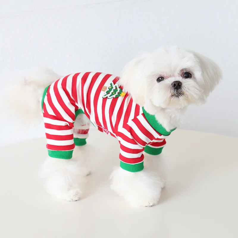 Macacão Pet Pijama Christmas