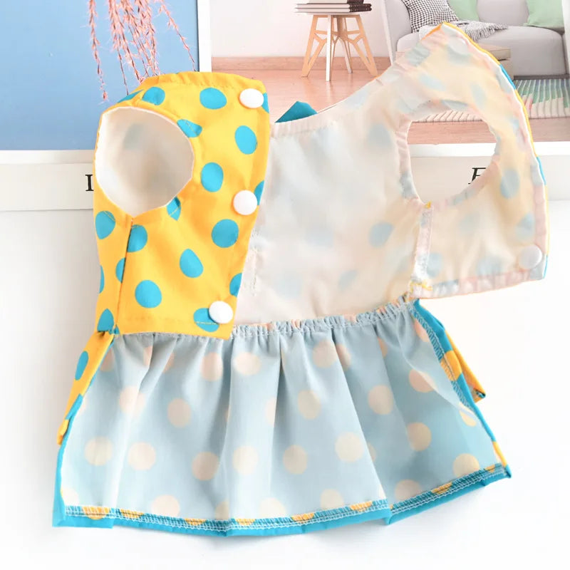 Vestido Coleira & Guia Poá Pet Bonnie