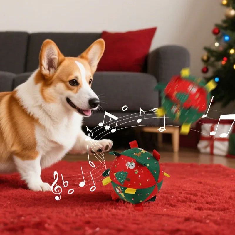 Brinquedo Bola Pet Mágica de Natal