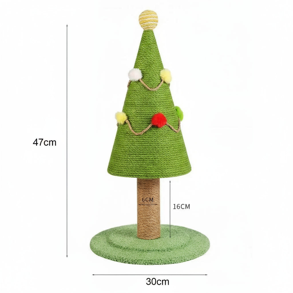 Brinquedo Arranhador Árvore de Natal para Gatos