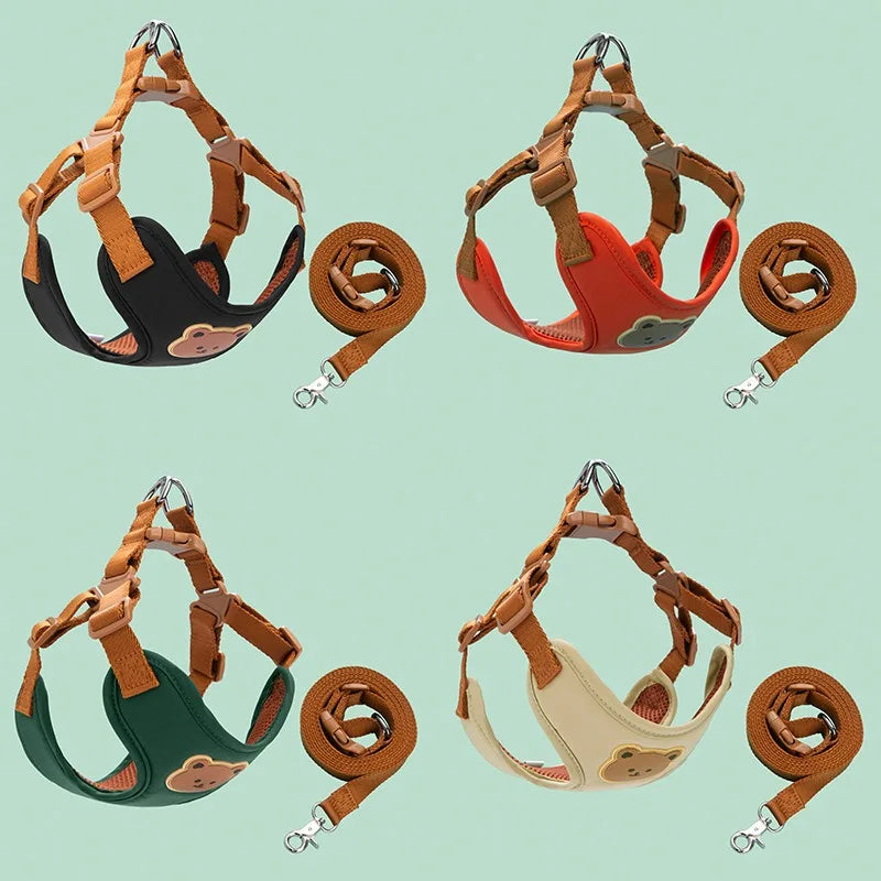 Coleira & Guia Pet Ursinho