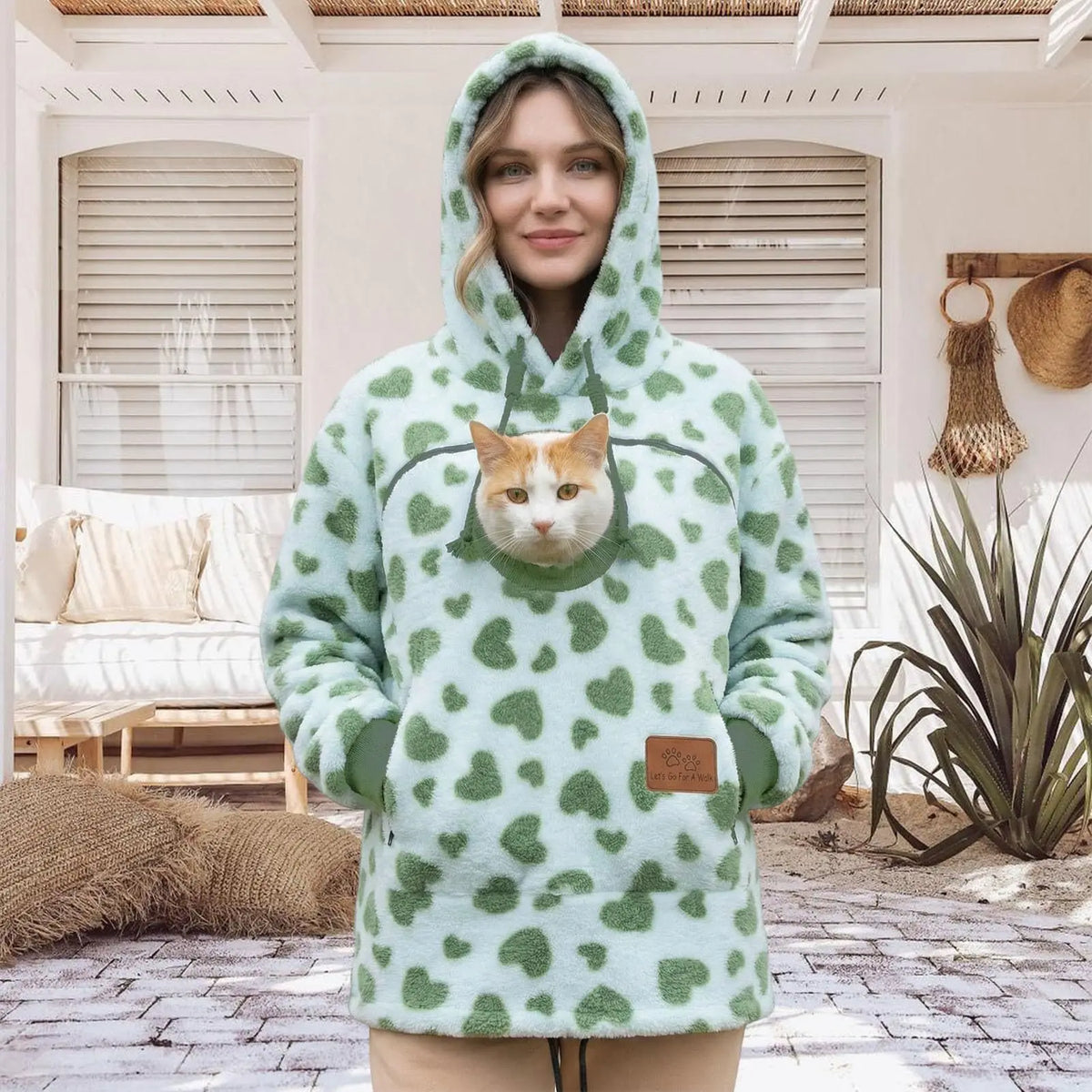 Moletom Canguru Pet Com Zíper Grudinho