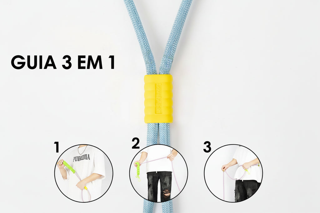 Guia Pet 3 em 1 Pawslove