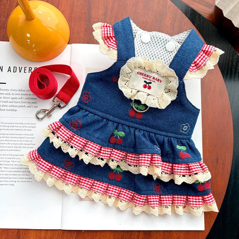 Vestidinho Jeans Pet Babadinhos